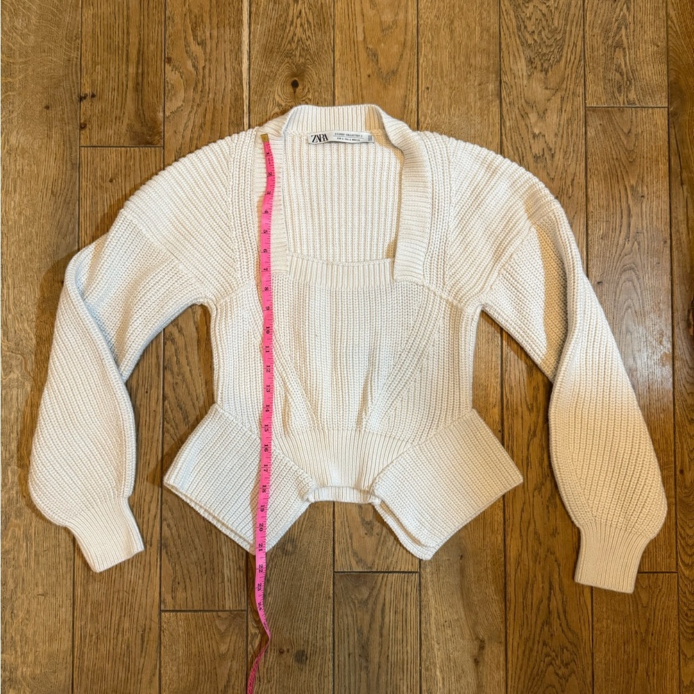 Cream Zara Sweater